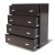 Комод из массива дерева Бали 4 ящика